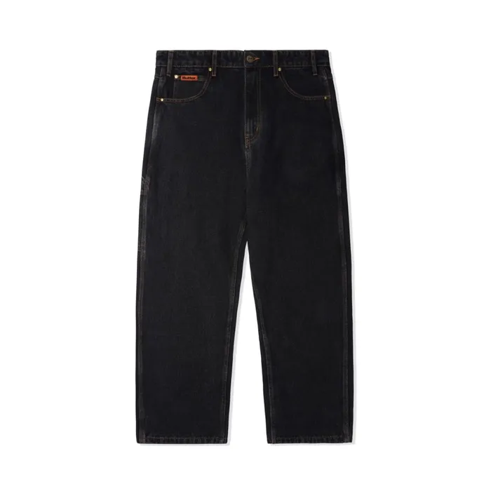 Butter Goods Core Denim Men Relaxed Denim Jeans Washed Black