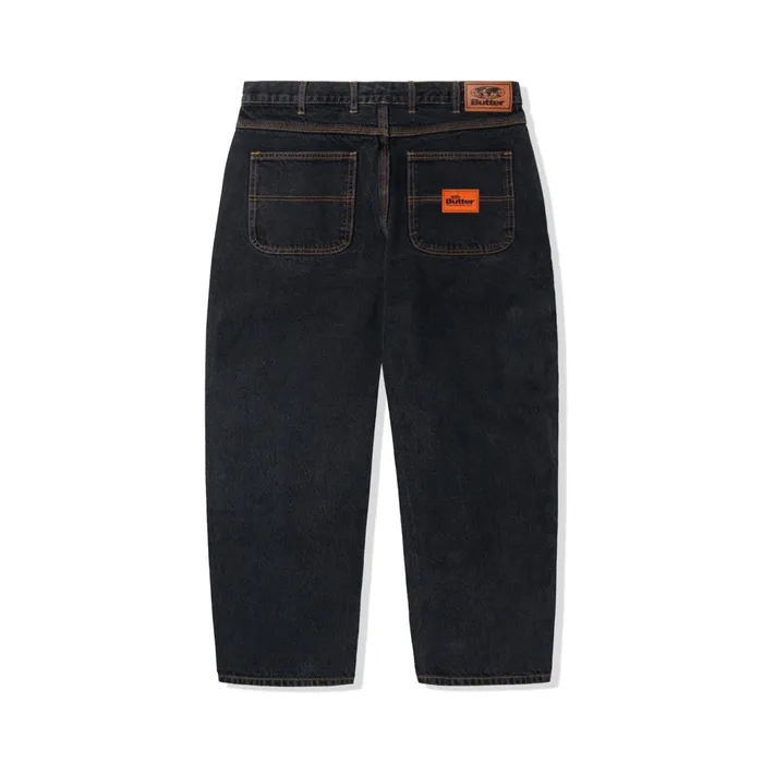 Butter Goods Core Denim Men Santosuosso Denim Jeans Washed Black Butter Goods Core Denim Men Santosuosso Denim Jeans Washed Black