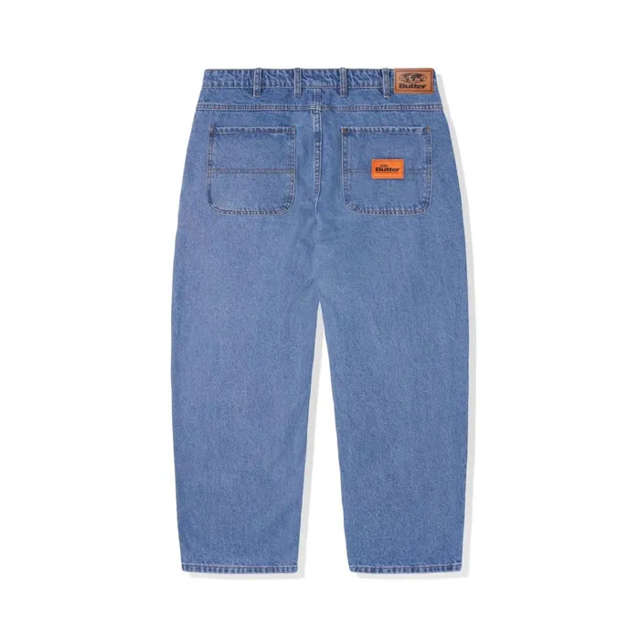 Butter Goods Core Denim Men Santosuosso Denim Jeans Washed Indigo Butter Goods Core Denim Men Santosuosso Denim Jeans Washed Indigo
