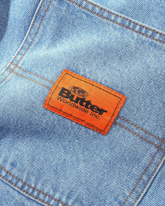 Butter Goods Core Denim Men Santosuosso Denim Jeans Washed Indigo Butter Goods Core Denim Men Santosuosso Denim Jeans Washed Indigo
