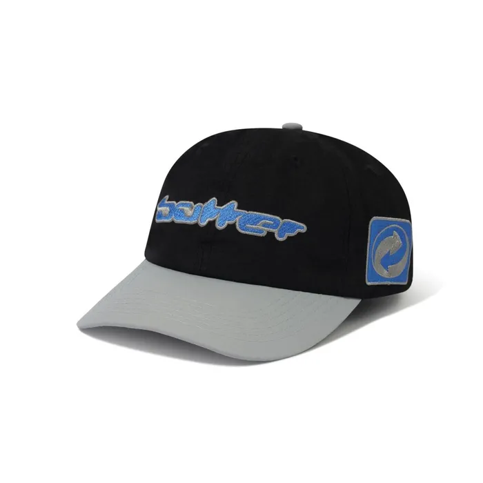 Butter Goods Corrosive 6 Panel Cap Black Grey Men Hats