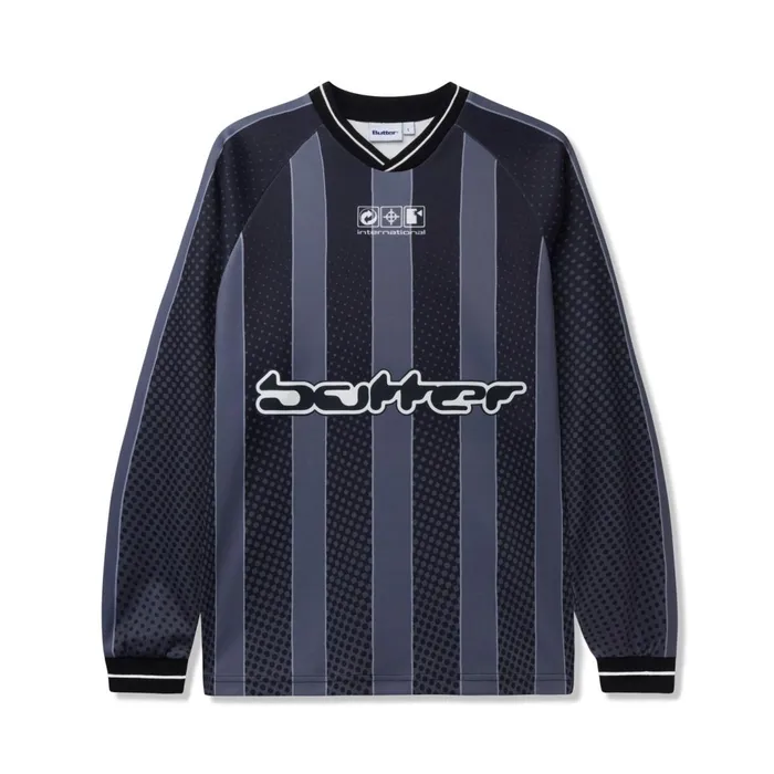 Butter Goods Corrosive LS Jersey Black Men Shirts