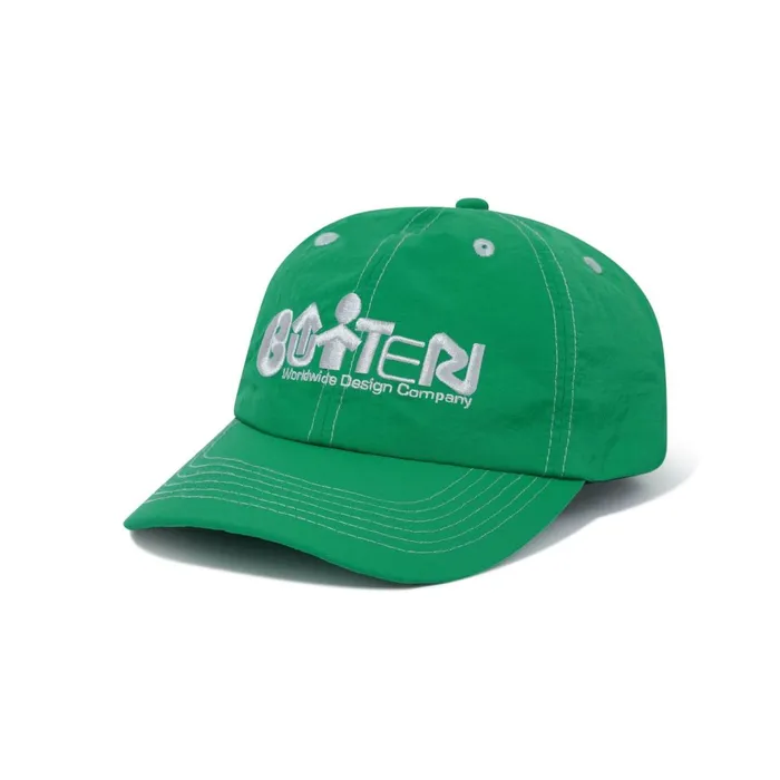 Butter Goods Design 6 Panel Cap Green Men Hats