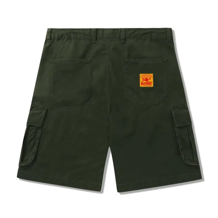 Butter Goods Field Cargo Shorts Forest Green Men Shorts