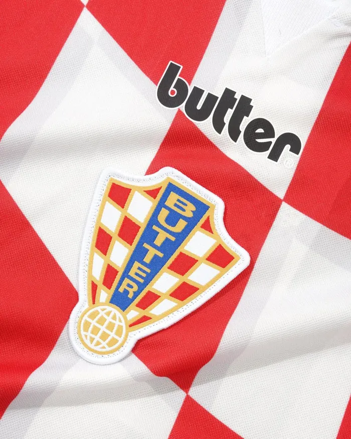 Butter Goods Flag Jersey White Men Shirts