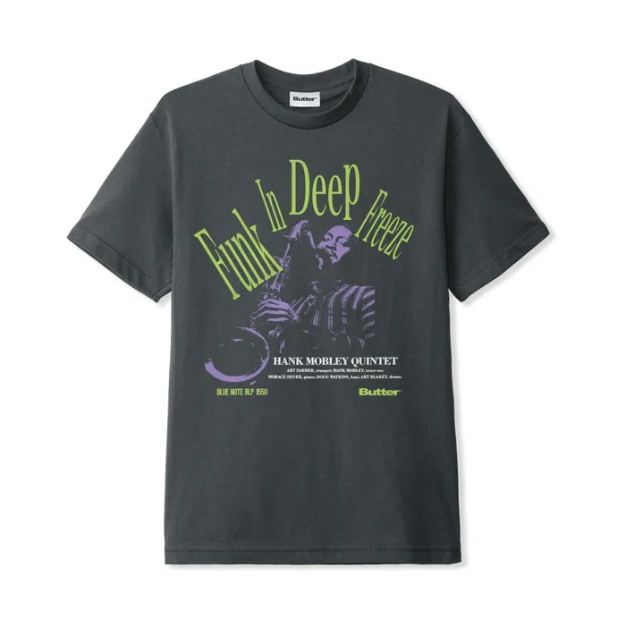 Butter Goods Funk Tee Charcoal Men TShirts