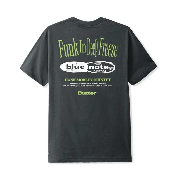 Butter Goods Funk Tee Charcoal Men TShirts Butter Goods Funk Tee Charcoal Men TShirts