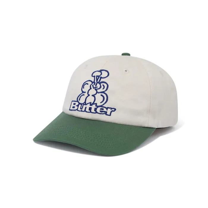 Butter Goods Hats Men Bugs 6 Panel Cap Natural Forest