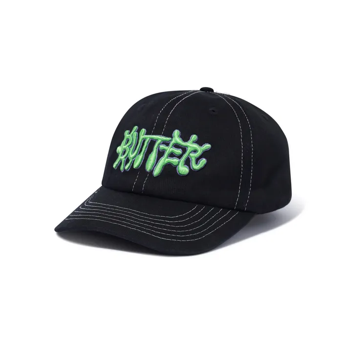 Butter Goods Hats Men Ink 6 Panel Cap Black