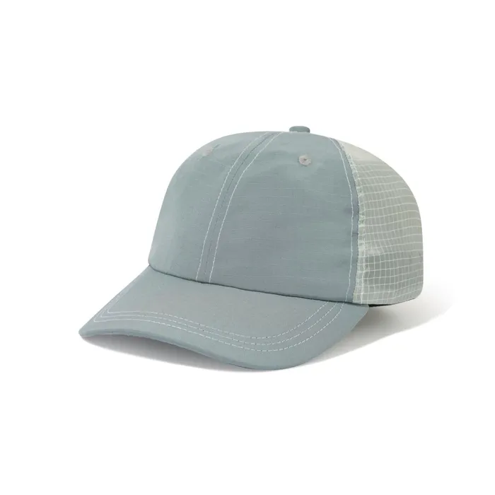 Butter Goods Hats Men Nylon Ripstop 6 Panel Cap Grey