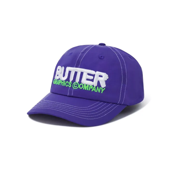 Butter Goods Hats Men Program 6 Panel Cap Purple
