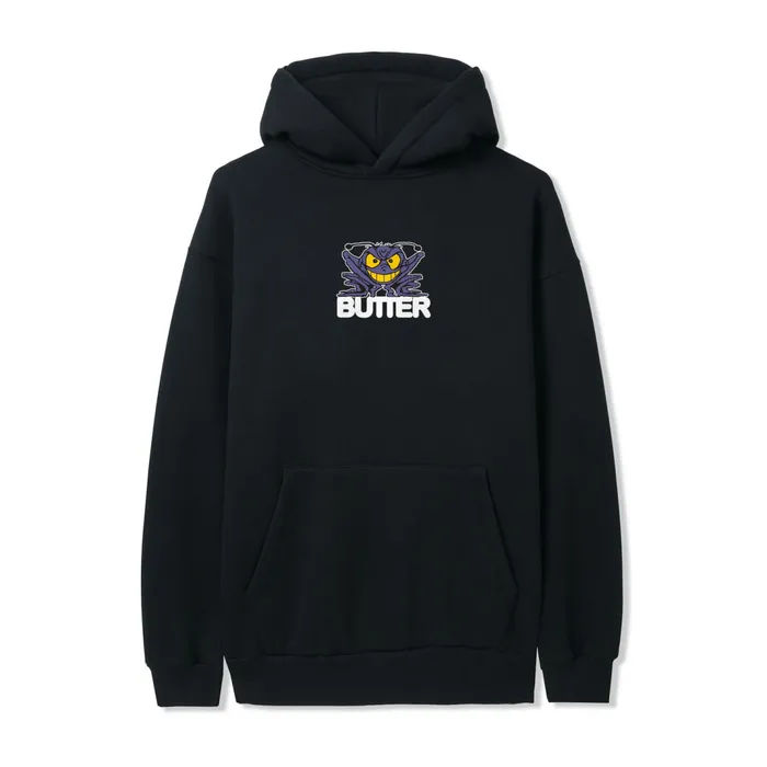 Butter Goods Insect Pullover Hood Black Men Fleece
