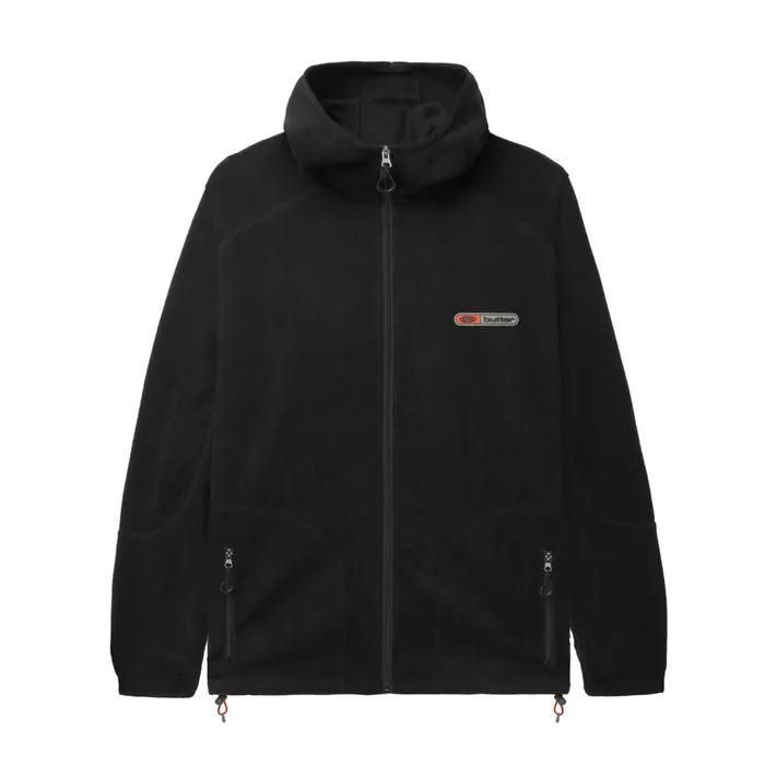 Butter Goods Jackets Men Trail Polar Fleece Jacket Black