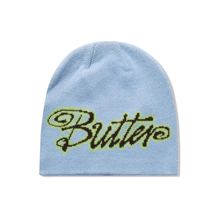Butter Goods Jive Skully Beanie Lake Blue Men Beanies