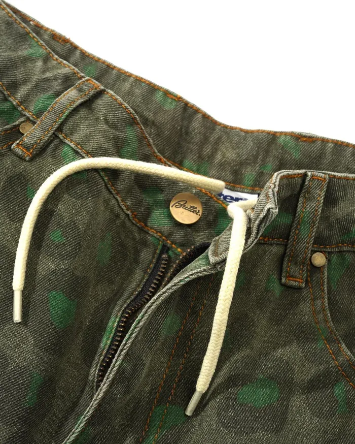 Butter Goods Leopard Denim Shorts Army Men Shorts Butter Goods Leopard Denim Shorts Army Men Shorts