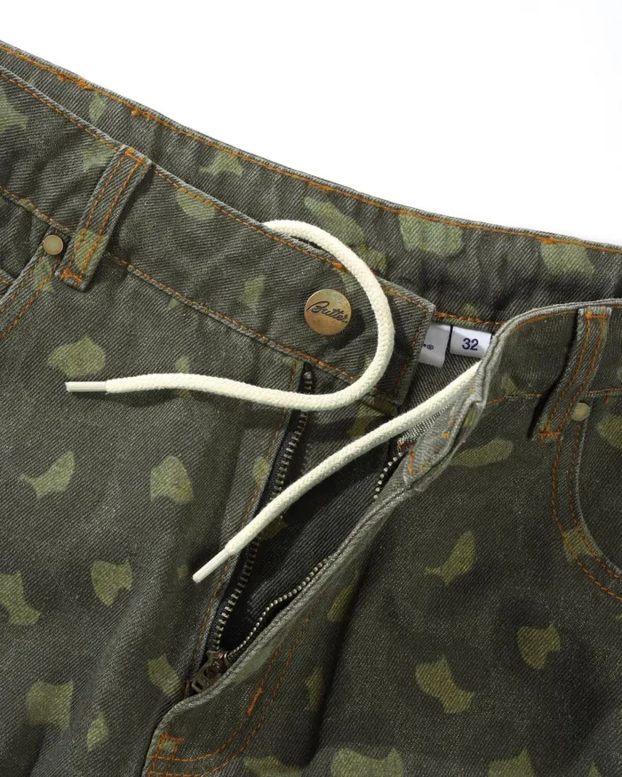 Butter Goods Leopard Denim Shorts Army Men Shorts Butter Goods Leopard Denim Shorts Army Men Shorts