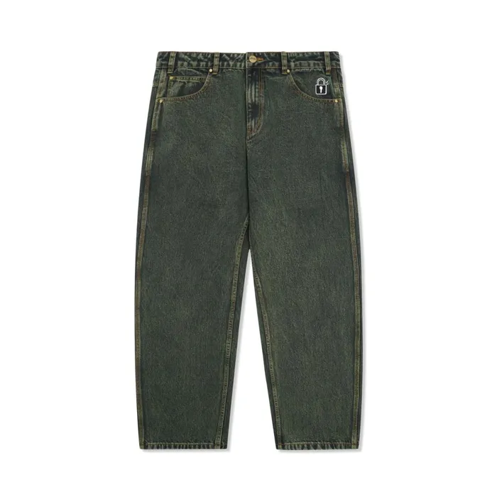 Butter Goods Lock Baggy Denim Jeans Washed Ivy Men Pants