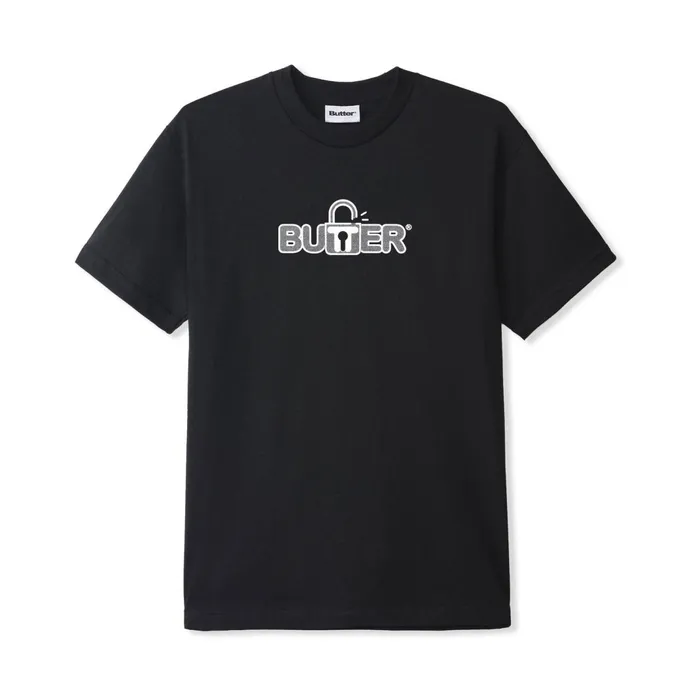 Butter Goods Lock Tee Black Men TShirts