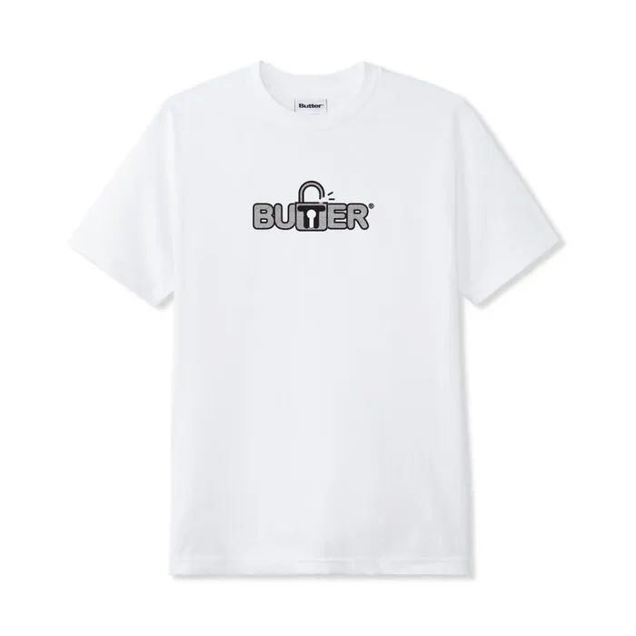 Butter Goods Lock Tee White Men TShirts