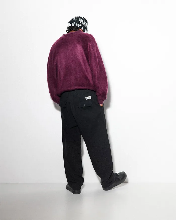 Butter Goods Mohair Button Up Knitted Shirt Port Men Fleece