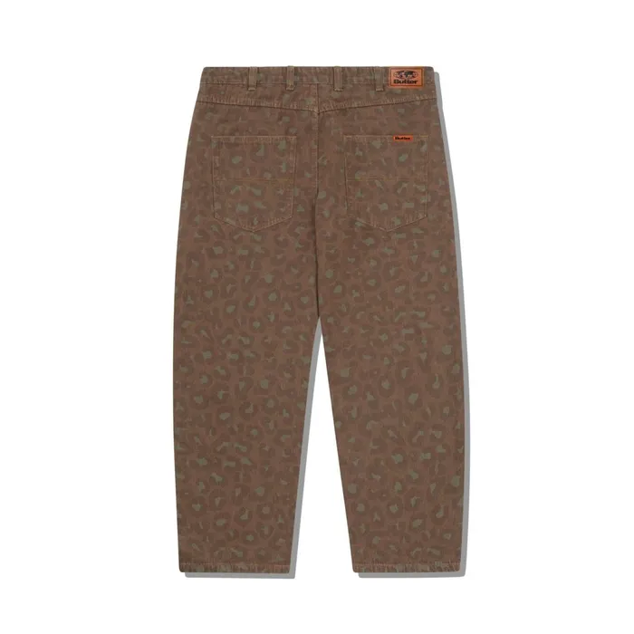 Butter Goods Pants Men Leopard Denim Jeans Rust Butter Goods Pants Men Leopard Denim Jeans Rust