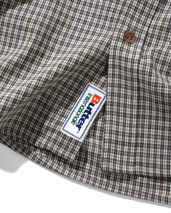 Butter Goods Plaid LS Shirt Black Men Shirts Butter Goods Plaid LS Shirt Black Men Shirts
