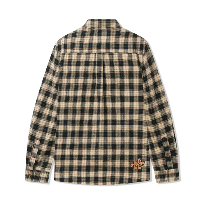 Butter Goods Pooch Flannel Shirt Black Men Shirts Butter Goods Pooch Flannel Shirt Black Men Shirts