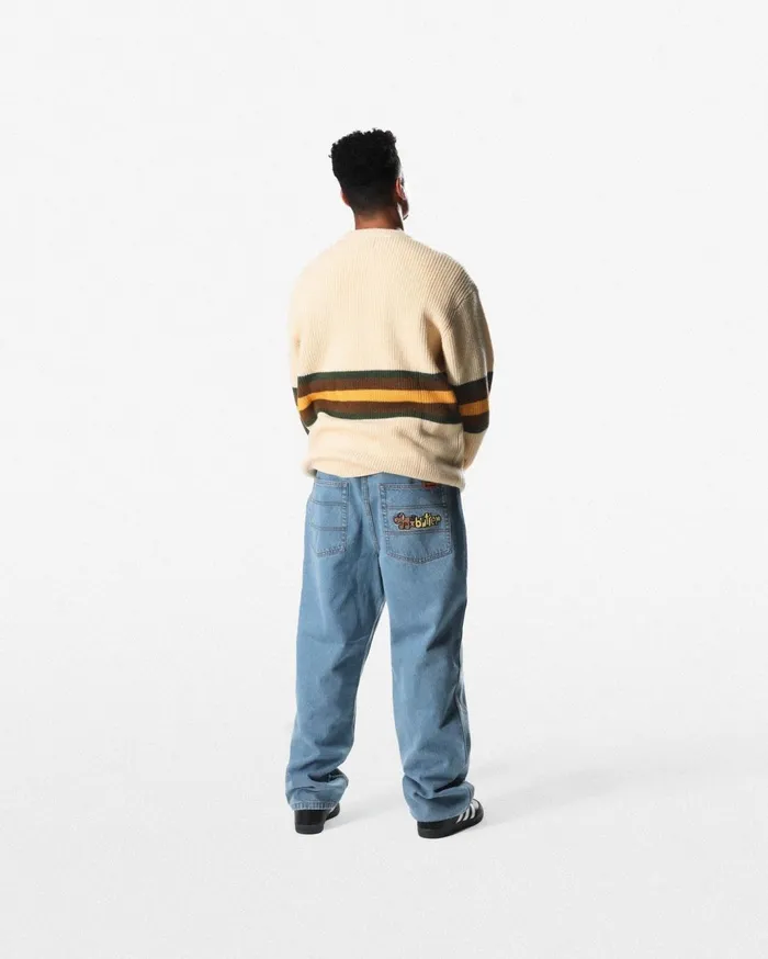 Butter Goods Pooch Relaxed Denim Jeans Washed Indigo Men Pants
