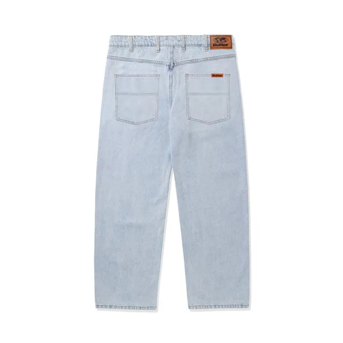 Butter Goods Relaxed Denim Jeans Light Blue Men Core Denim Butter Goods Relaxed Denim Jeans Light Blue Men Core Denim