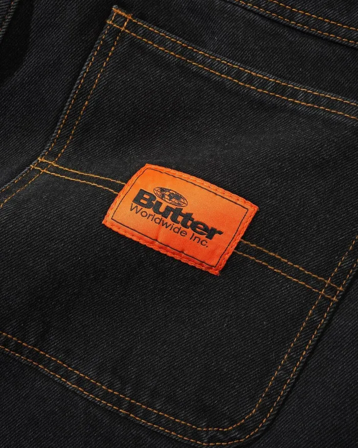 Butter Goods Santosuosso Denim Jeans Washed Black Men Core Denim Butter Goods Santosuosso Denim Jeans Washed Black Men Core Denim