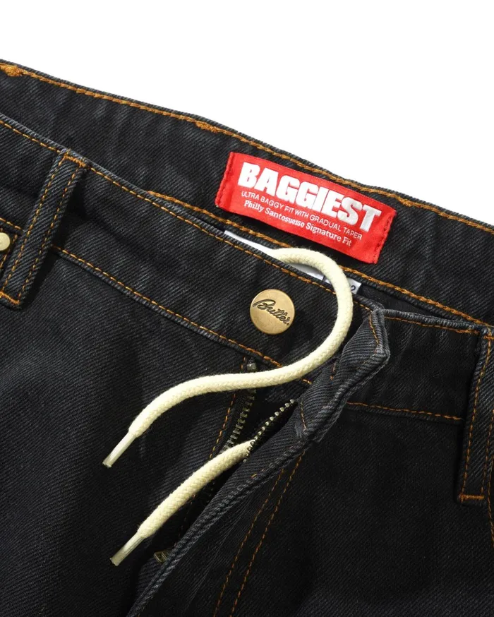 Butter Goods Santosuosso Denim Jeans Washed Black Men Core Denim Butter Goods Santosuosso Denim Jeans Washed Black Men Core Denim