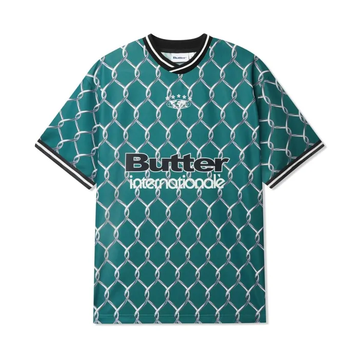 Butter Goods Shirts Men Cage Jersey Forest