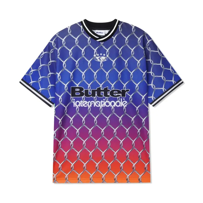 Butter Goods Shirts Men Cage Jersey Sunset