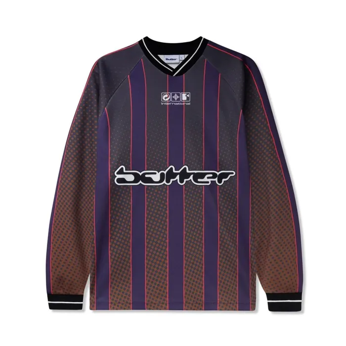 Butter Goods Shirts Men Corrosive LS Jersey Brown