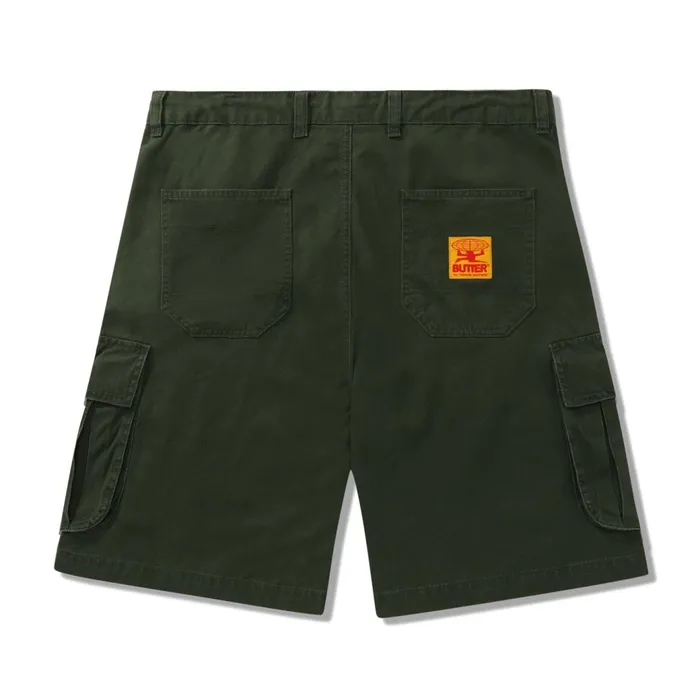 Butter Goods Shorts Men Field Cargo Shorts Forest Green Butter Goods Shorts Men Field Cargo Shorts Forest Green