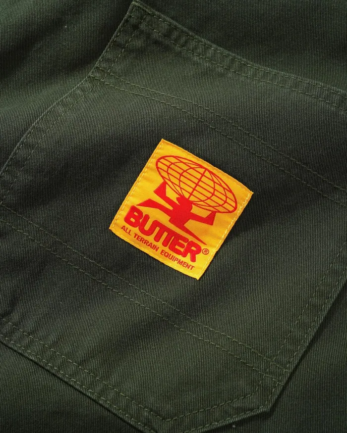 Butter Goods Shorts Men Field Cargo Shorts Forest Green Butter Goods Shorts Men Field Cargo Shorts Forest Green