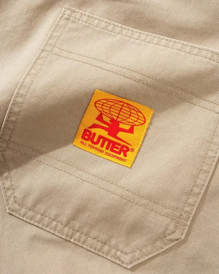 Butter Goods Shorts Men Field Cargo Shorts Khaki Butter Goods Shorts Men Field Cargo Shorts Khaki