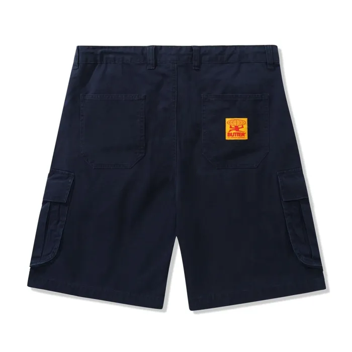 Butter Goods Shorts Men Field Cargo Shorts Navy Butter Goods Shorts Men Field Cargo Shorts Navy