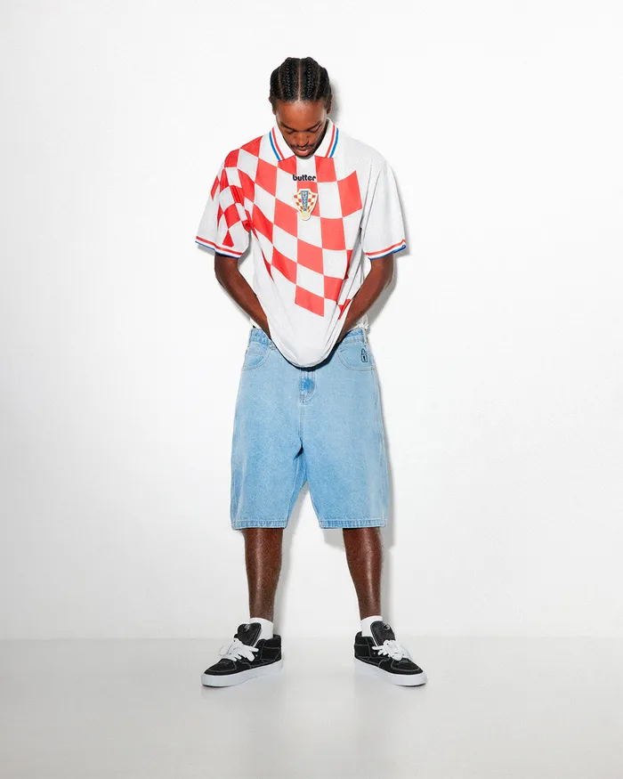 Butter Goods Shorts Men Lock Denim Shorts Light Indigo Butter Goods Shorts Men Lock Denim Shorts Light Indigo