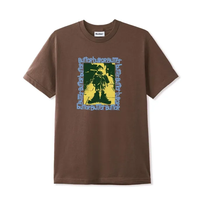 Butter Goods Stolen Boots Tee Brown Men TShirts