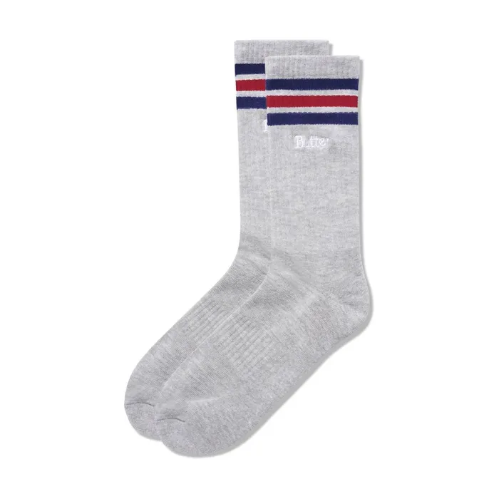 Butter Goods Stripe Socks Ash Men Accessories