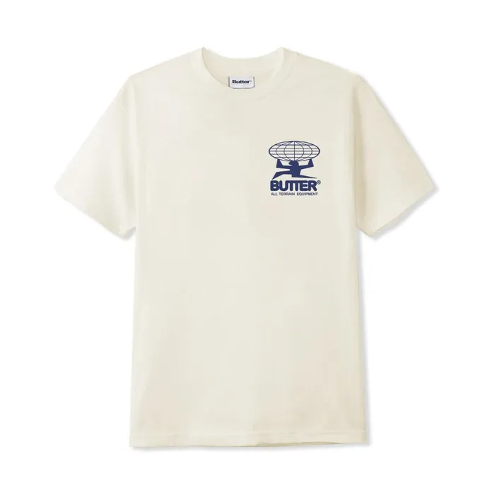 Butter Goods TShirts Men All Terrain Tee Natural