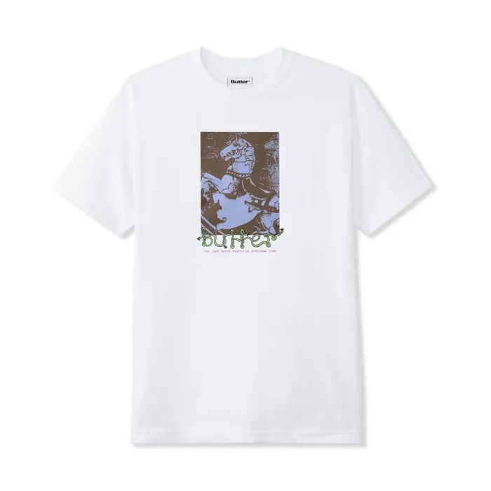 Butter Goods TShirts Men Carousel Tee White