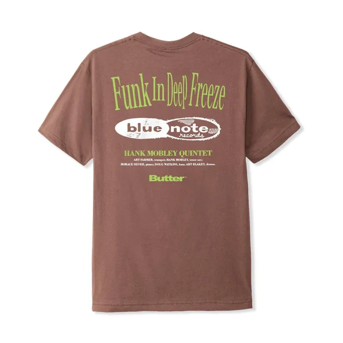 Butter Goods TShirts Men Funk Tee Washed Wood Butter Goods TShirts Men Funk Tee Washed Wood