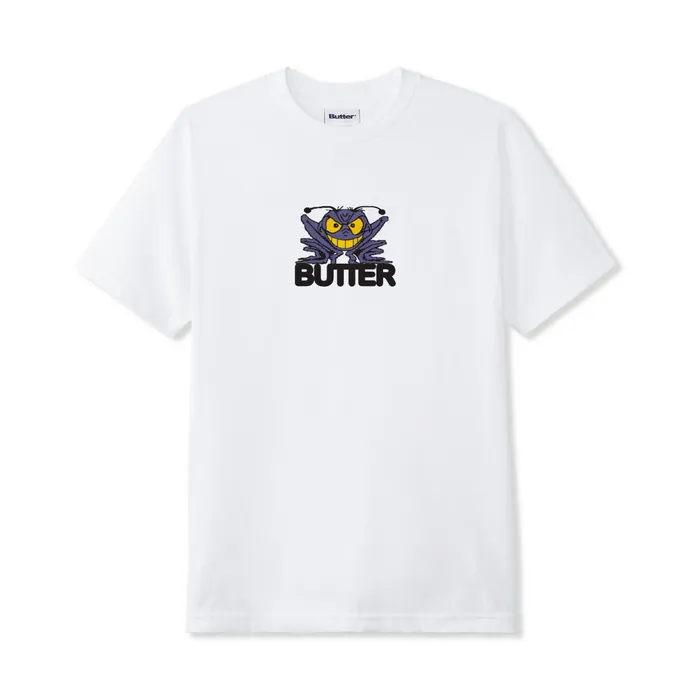 Butter Goods TShirts Men Insect Tee White