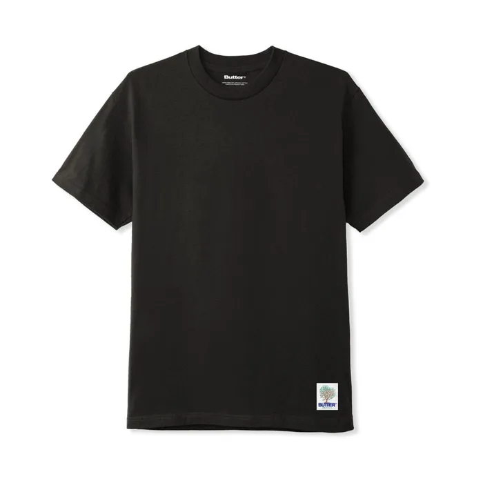 Butter Goods TShirts Men Organic Tee Black 