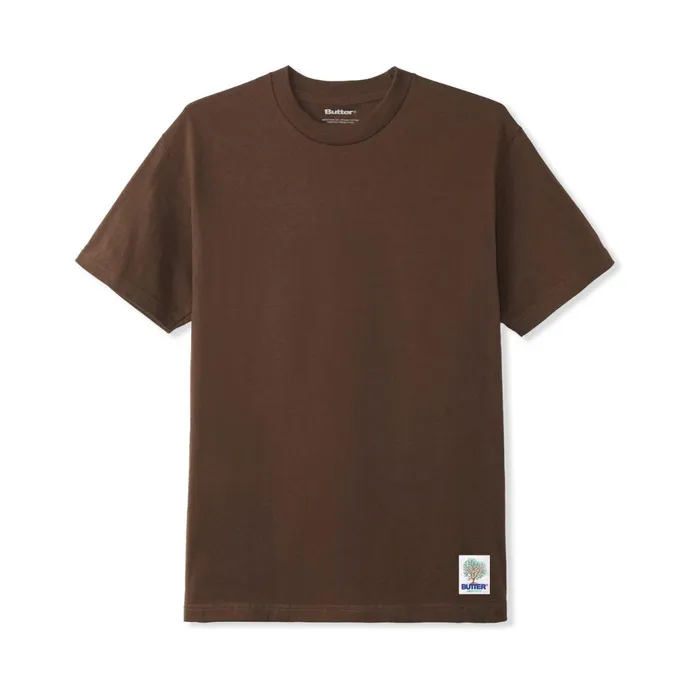 Butter Goods TShirts Men Organic Tee Brown