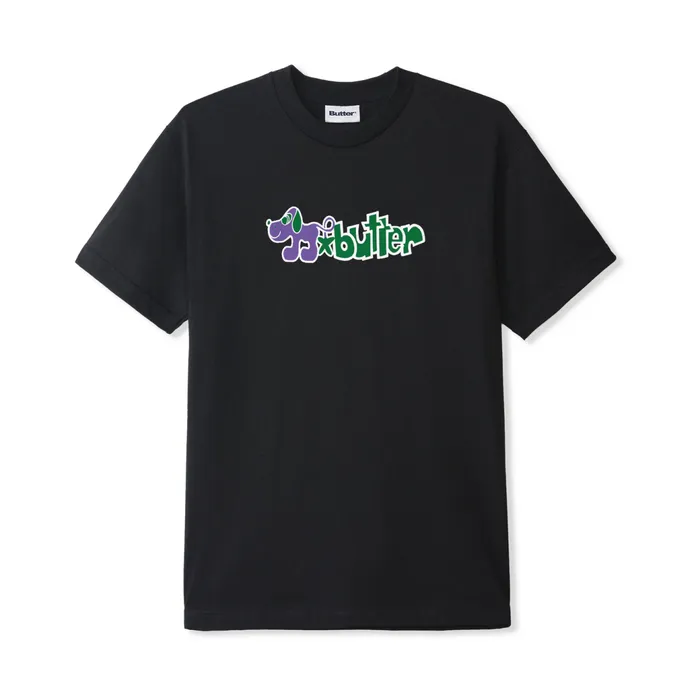 Butter Goods TShirts Men Pooch Tee Black