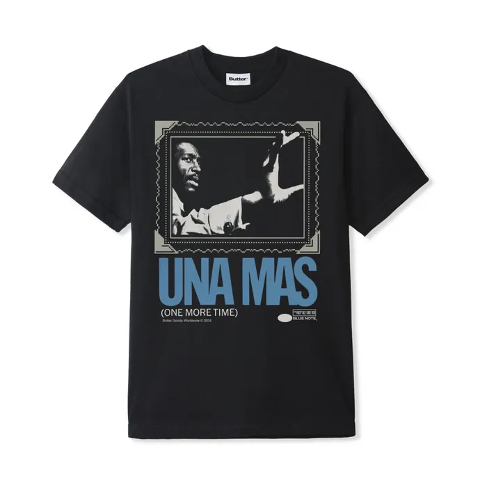 Butter Goods TShirts Men Una Mas Tee Black