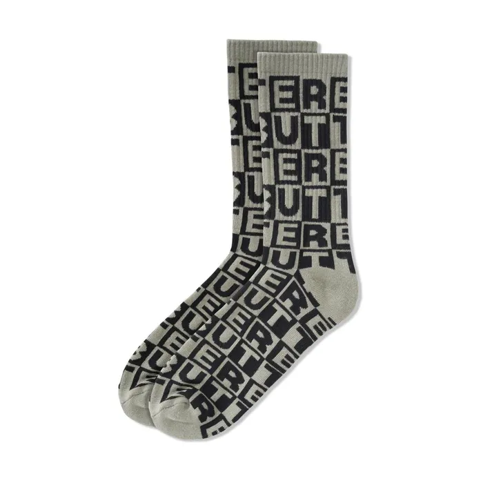 Butter Goods Tile Socks Black Men Accessories